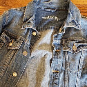 Boys Girls Gap Kids 1969 ICONIC Jean Jacket Large Jeanjacket